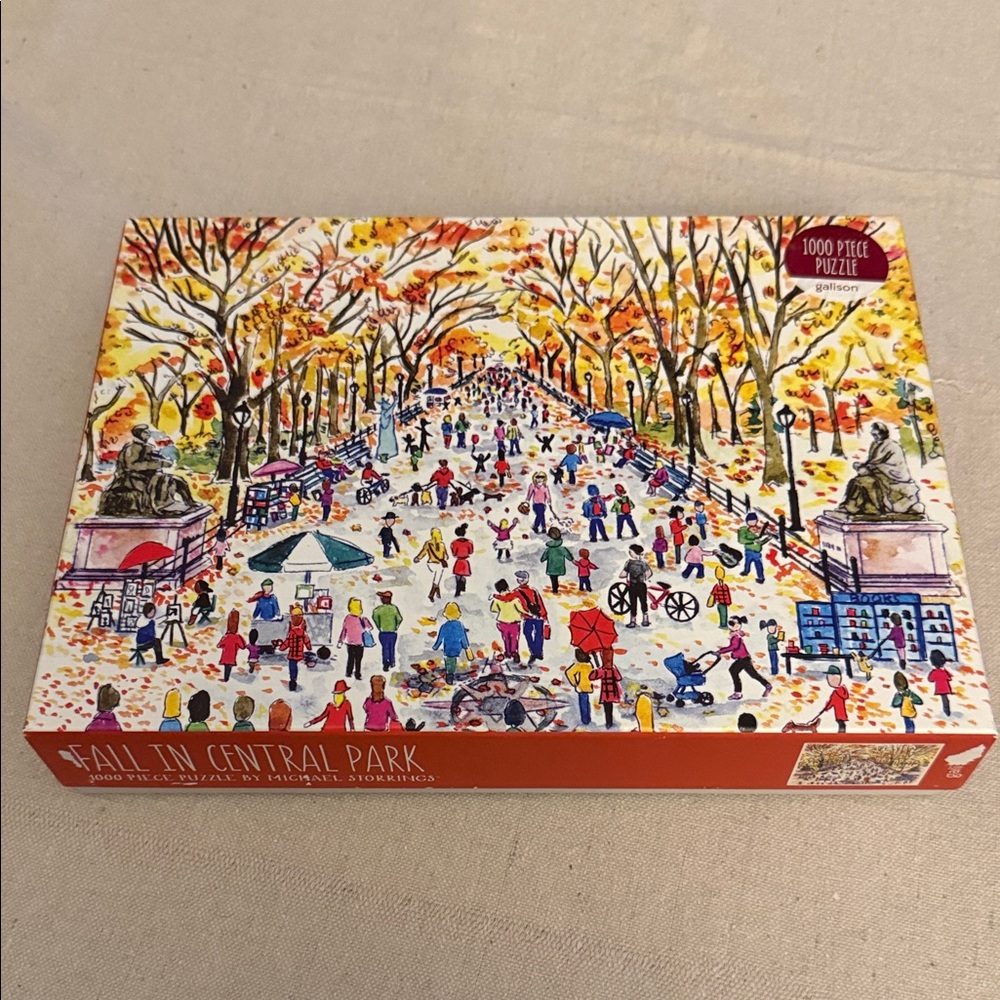 Fall in Central Park Puzzle – Michael Storrings – 1000 Pieces (Galison